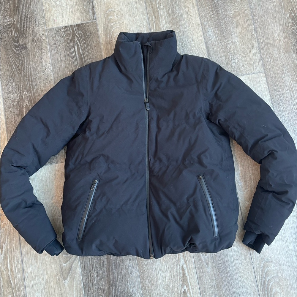 lululemon down filled jacket black